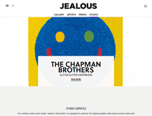 Tablet Screenshot of jealousprints.com